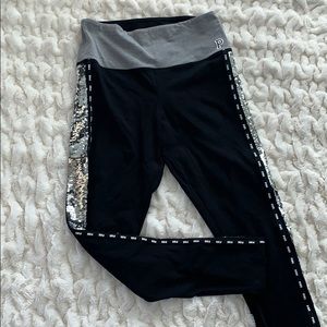 Sequin yoga pants